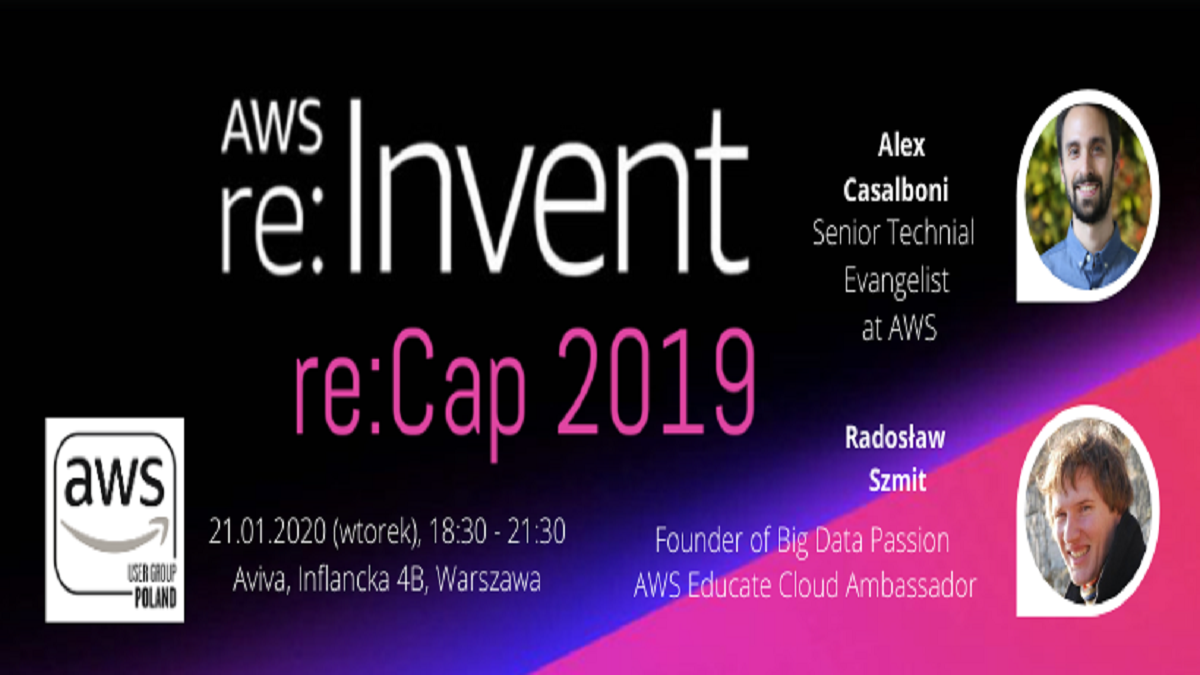 Featured image of post AWS re:Invent re:Cap 2019 - AWS User Group PL Meetup - Warsaw